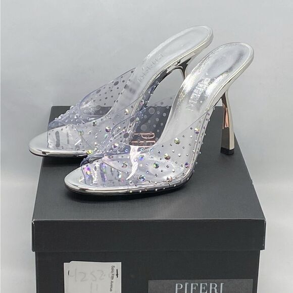 Piferi 115MM Crystal-Embellished Mules size 41 - Picture 14 of 16